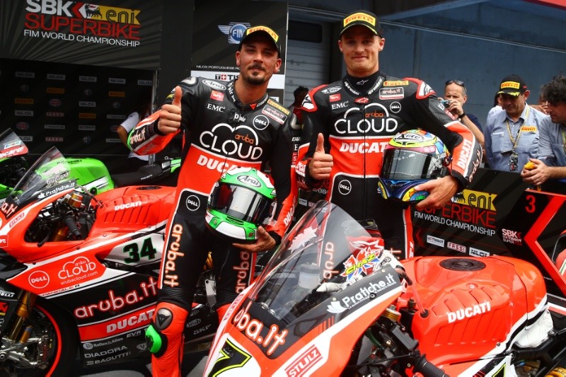 Чаз Дэвис и Давиде Джулиан остаются в команде Aruba.it Ducati