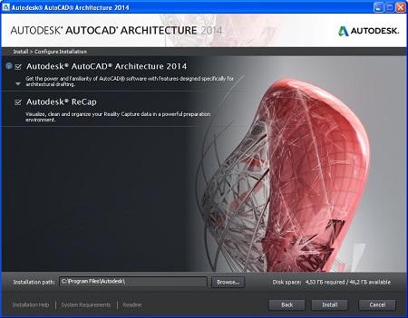 Autodesk AutoCAD Architecture ( 2014, x86/x64, English )